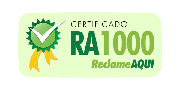 Selo Reclame Aqui RA1000