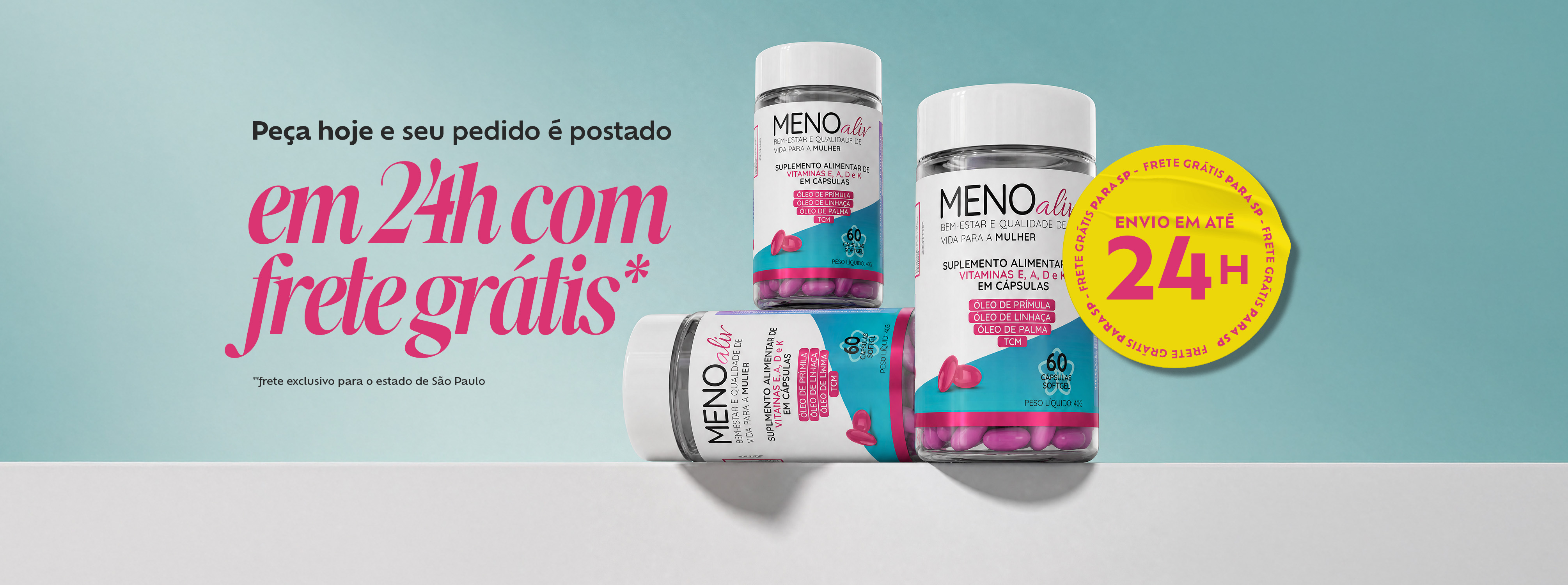 Meno Aliv - Alívio natural para menopausa e TPM