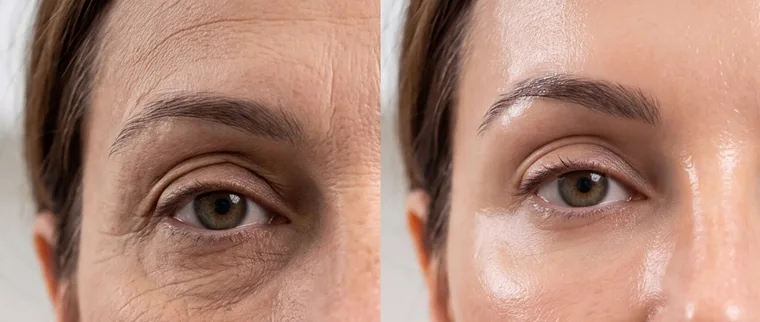 Antes e depois: Hidrata de manhã e ao meio-dia a pele já repuxa.